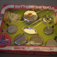 Gioco anni 70 Batteria da cucina (Nuova Faro) NOS