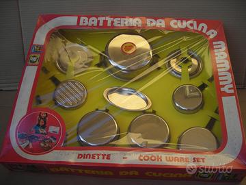 Gioco anni 70 Batteria da cucina (Nuova Faro) NOS