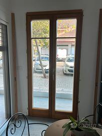 Porta finestra legno alluminio