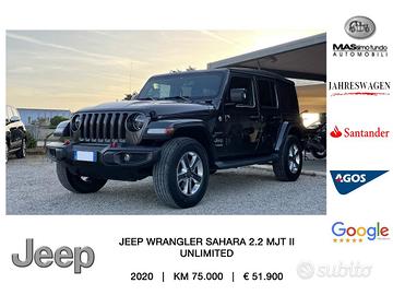 JEEP Wrangler Unlimited 2.2 Mjt II Sahara