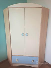 Cameretta Pali bambino con fasciatoio/settimanale