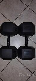 Coppia di Manubri Esagonali da 42,5Kg  Lacertosus