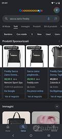 Sacca zaino Freddy nuovo