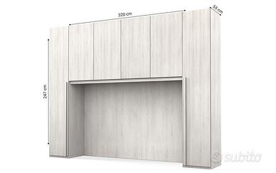 armadio a ponte camera da letto 
