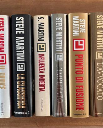 Sei libri di Steve Martini. Edizione Longanesi