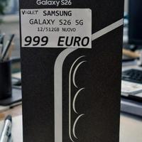 Samsung galaxy s26 5g 512gb violet nuovo