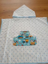 poncho asciugamano per bambini 