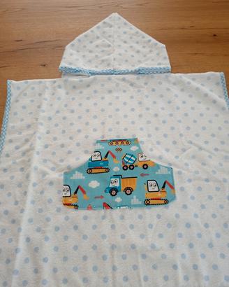 poncho asciugamano per bambini 