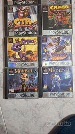 Giochi ps1 (medievil,  medievil 2, crash, spyro )
