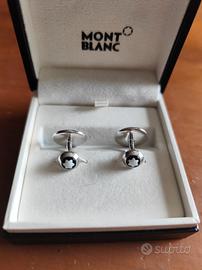 gemelli montblanc argento 925 cufflinks