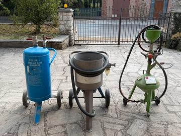 Sabbiatrici ACF con idro sables e Fevi Sabix