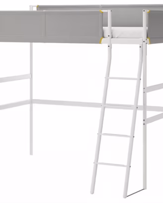 Letto a soppalco IKEA VITVAL bianco