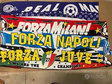 SET SCIARPE ESTIVE INVERNALI CALCIO LAZIO INTER AT