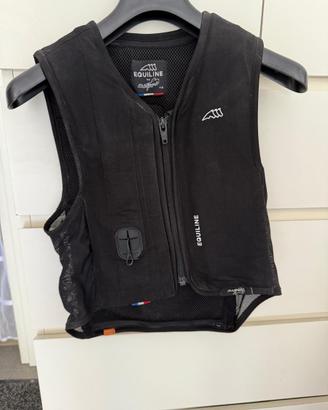 Airbag per equitazione Equiline con paraschiena T2