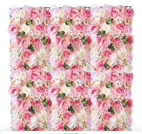 Parete fiori artificiali