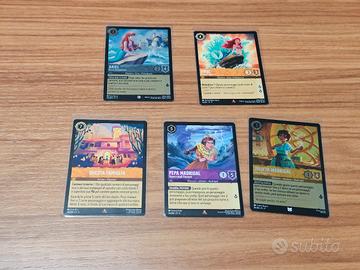 Lotto carte Disney Lorca set Il Ritorno di Ursula 