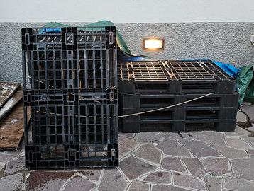 Pallet in plastica neri
