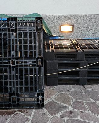 Pallet in plastica neri