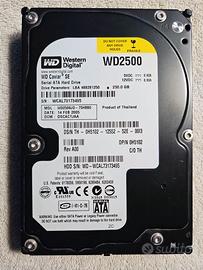 WESTERN DIGITAL DISCO 3,5” SATA HDD 250Gb 7200 RPM