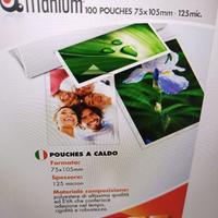 TITANIUM POUCHES DA 100 - MICRON 125 75X105