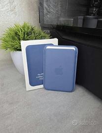 Portacarte magnetico per Apple Iphone blu