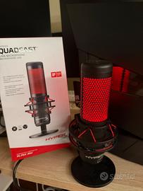 Hyperx quadcast microfono gaming