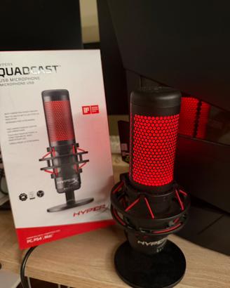 Hyperx quadcast microfono gaming