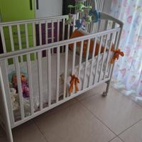 Culla Lettino PALI completa di materasso, piumone