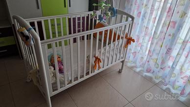 Culla Lettino PALI completa di materasso, piumone