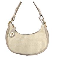 borsa mezzaluna donna in Vera pelle di vitello 