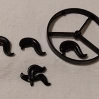 3 piume nere Lego Castelli anni '80/90