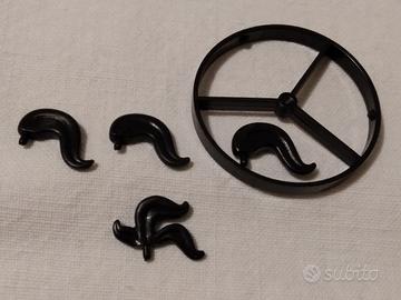 3 piume nere Lego Castelli anni '80/90