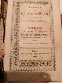 Libro di meditazione "Cuore di Gesù" 1899