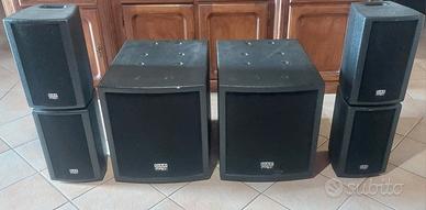 2 sub + satelliti Dap Audio mate 12