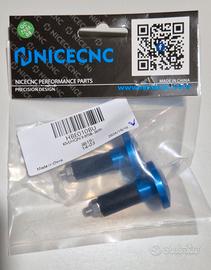 Accessori moto e scooter in ergal Blue NUOVI 