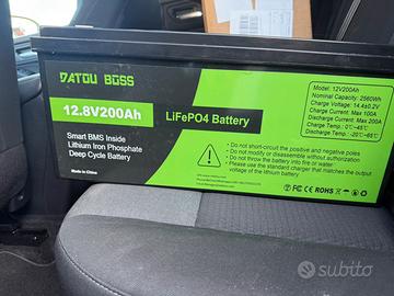 Batteria Litio 200ah - Caricabatterie Victron