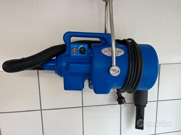Soffiatore phon toelettatura cani
