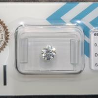 0.80 D SI1 3EX N Diamante NATURALE Certificato IGI