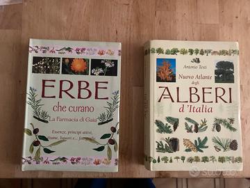 N.2 testi natura Alberi d'Italia e Erbe che curano