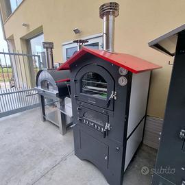 FORNO A LEGNA DA ESTERNO CON BARBECUE FONTANA ROSS