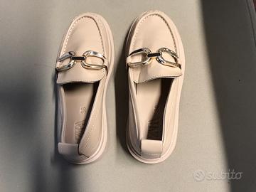 Mocassino donna color panna ZARA tg. 36 come nuovo