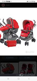 Trio Peg Perego Passeggino e Carrozz manca ovetto 