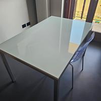 Tavolo Calligaris in vetro (+ 4 sedie opzionali)