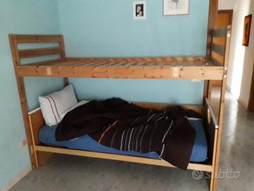 vende letto castello legno ikea