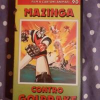 Videocassetta VHS Anime film MAZINGA CONTRO GOLDRA