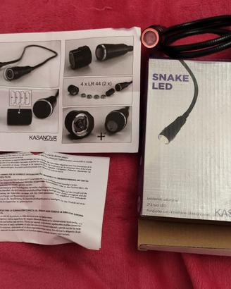 Snake Led   doppia  torcia flessibile da lettura