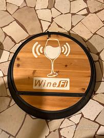 tavolo mensola cocktail legno bar vino soggiorno