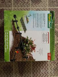 Irrigazione a goccia per aiuole