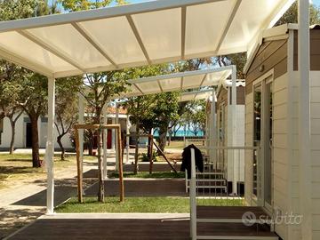 Pergola Certificata Copertura PVC ignifuga