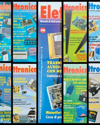 Raccolta riviste di elettronica "Elettronica In"